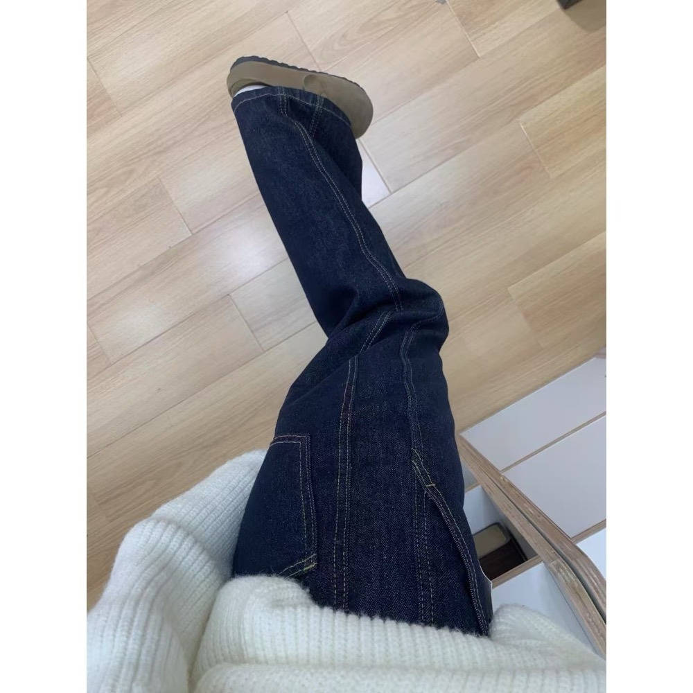 55011 垂感闊腿牛仔寬褲-細節圖2