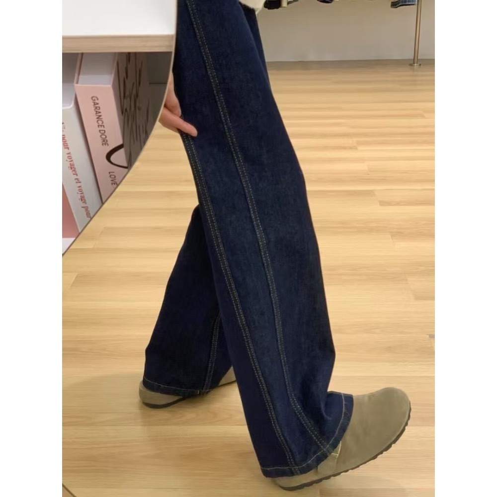 55011 垂感闊腿牛仔寬褲-細節圖4