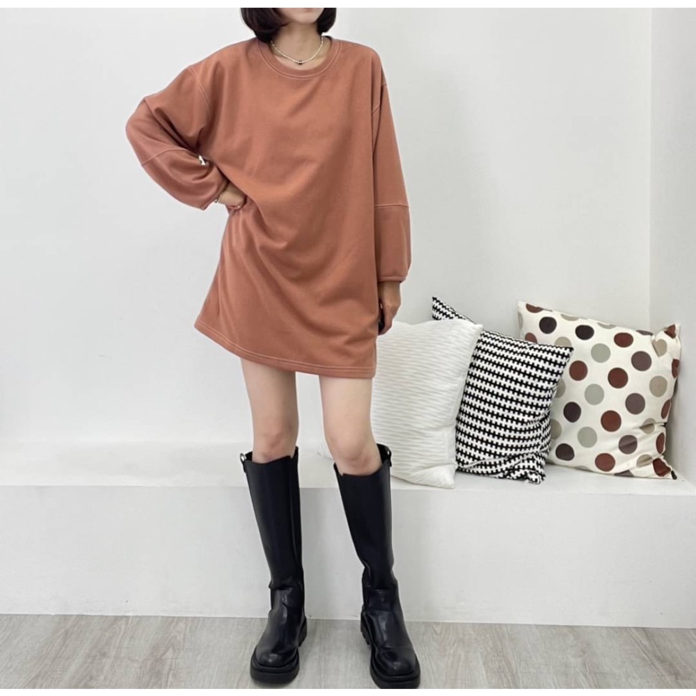 M Heart。韓製🇰🇷 袖車線長版上衣-細節圖4