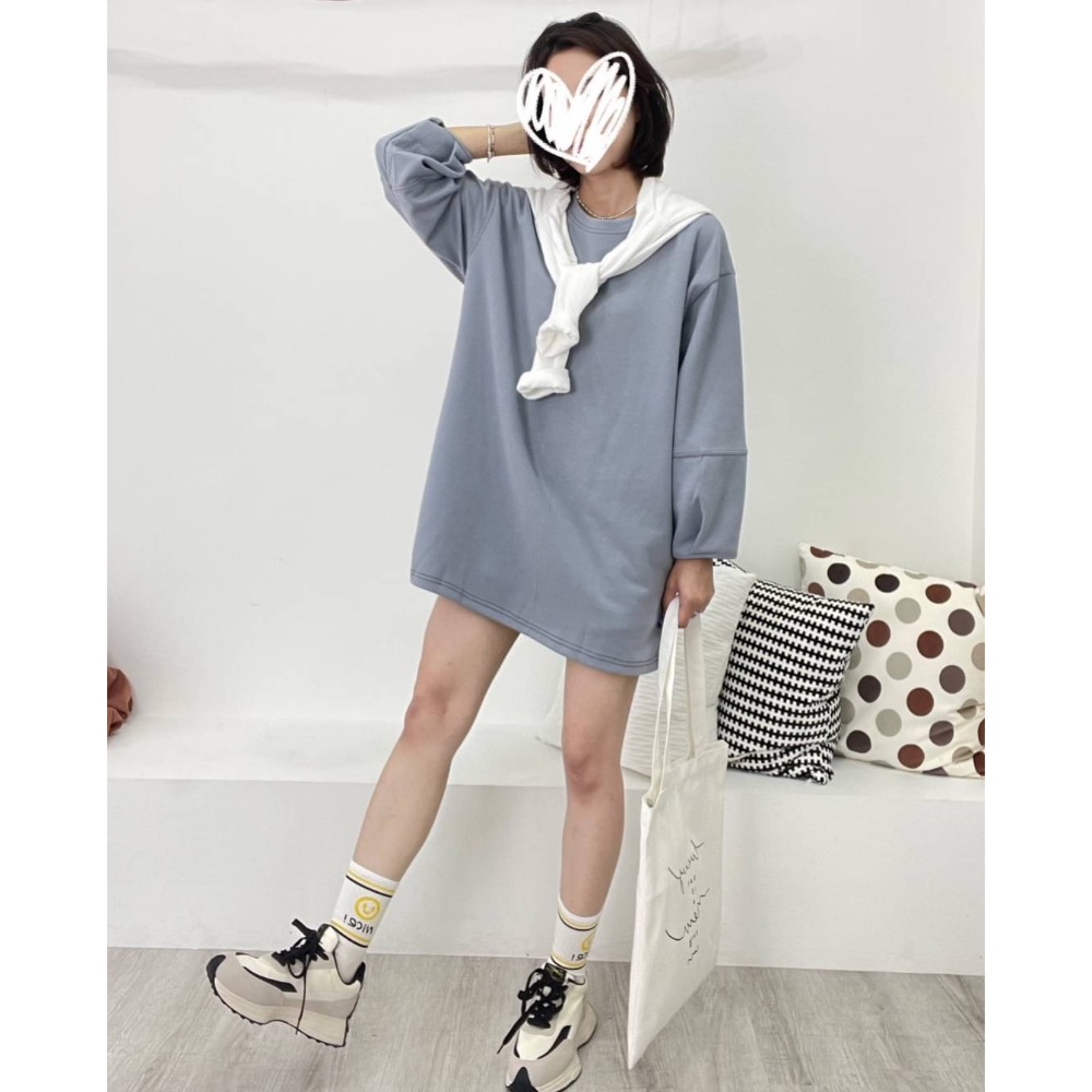 M Heart。韓製🇰🇷 袖車線長版上衣-細節圖5