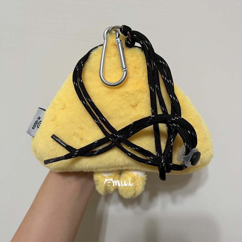 【mui選物♡現貨】哭哭起司零錢包🧀️附登山扣&掛繩 掛脖包 乳酪零錢包-細節圖5