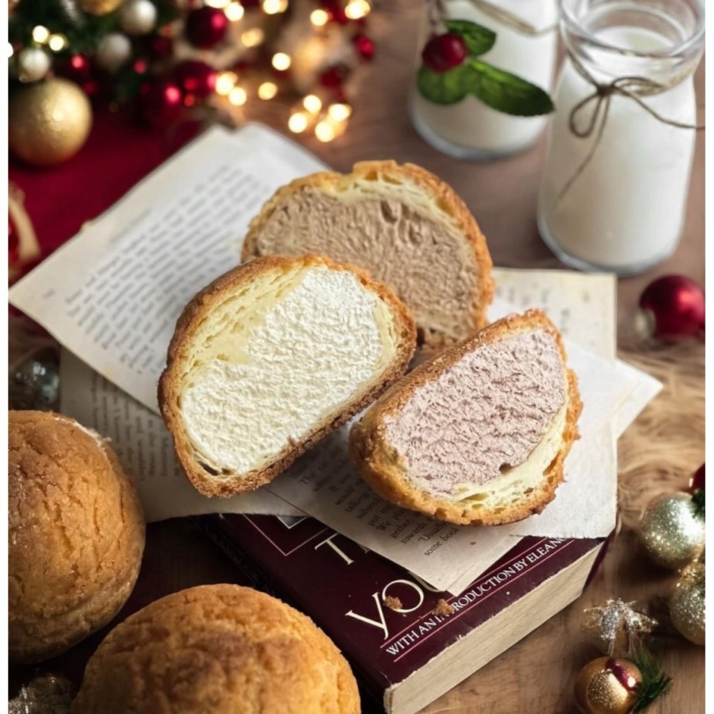 脆皮泡芙-經典大綜合(一盒6入)-細節圖3