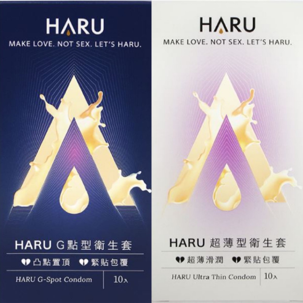 買1送1贈品 HARU 003超薄型保險套 大麻籽保險套 005凸點環形型衛生套 G-SPOT 凸點環形型保險套-細節圖4