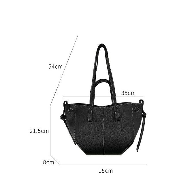 包包 法式PU皮手提托特包 大容量手提時尚女包 日常高級感單肩包腋下包肩背包-細節圖6