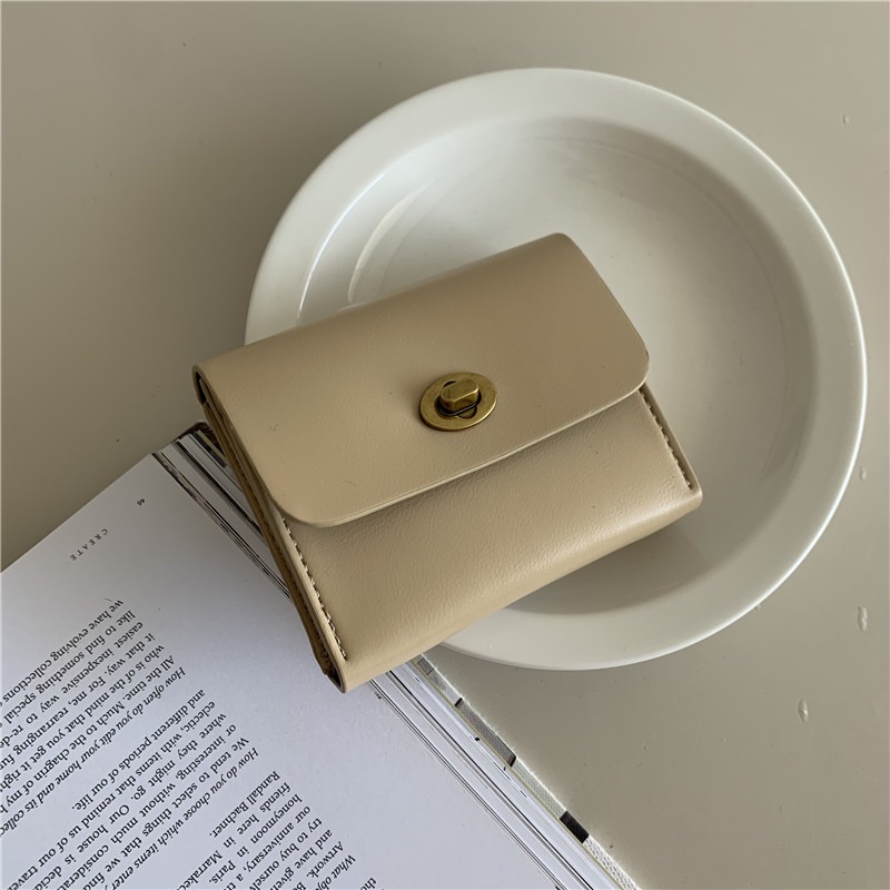 現貨｜皮夾 零錢包 韓國新品ins冷淡風復古短夾錢包 精致黑色小巧卡包 軟皮駕照證件包-規格圖10