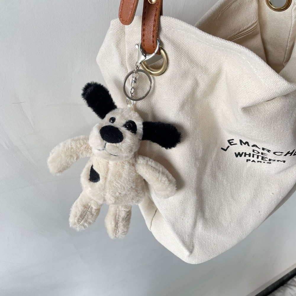 鑰匙圈 公仔玩偶 韓國小眾害羞小狗毛絨公仔玩具 可愛寶寶柔軟玩偶鑰匙扣 包包掛件 可愛小物-規格圖7