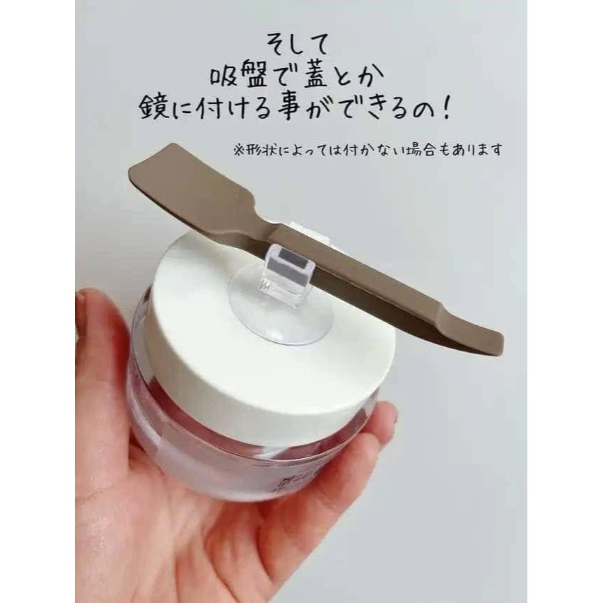 ♥微小市集∞♥現貨/日本大創 矽膠挖勺 MORE Be. 矽膠小勺＆刮勺組 長柄多功能挖勺 面膜專用夾 美容工具-細節圖3