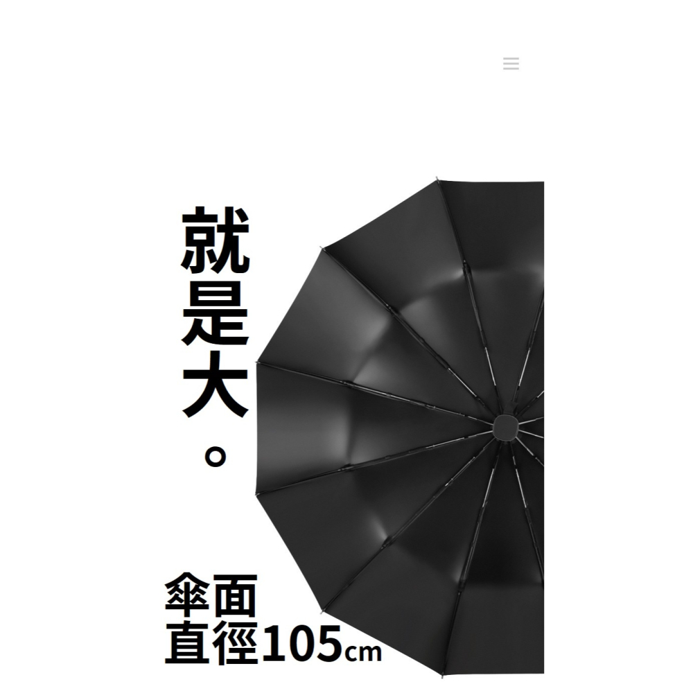 雨傘 摺疊傘 UV傘 12骨自動傘 折疊傘 遮陽傘 自動傘 大雨傘  自動雨傘 陽傘-細節圖2