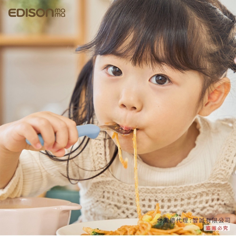 日本 EDISON mama 嬰幼兒 學習餐具組 (叉子+湯匙) 1.5歲以上-細節圖6