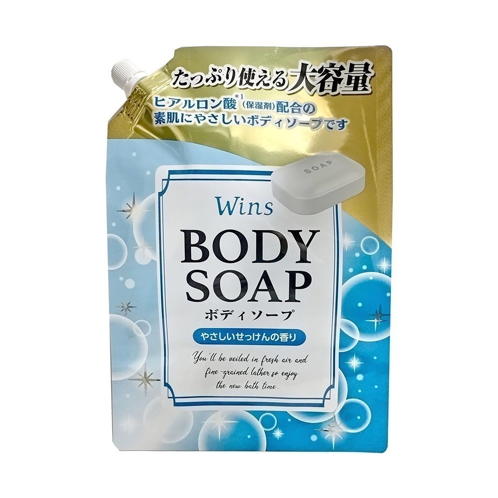 日本合成洗劑 WINS 潤膚沐浴乳 補充包 900g 多款任選-規格圖3
