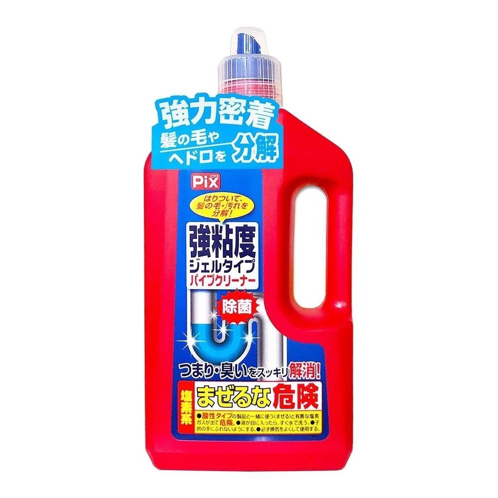 日本原裝 Pix 獅子化學 濃縮 凝膠型 排水管 清潔劑 400g、800g 任選-細節圖6