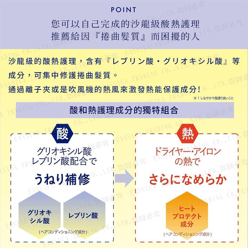 日本原裝 Truest 沙龍級 酸熱護理 洗髮精 潤髮乳 480ml-細節圖5