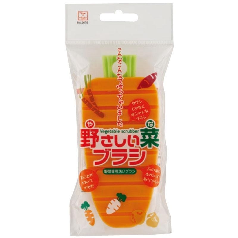 日本原裝 KOKUBO 小久保 魚型 調理用具清潔刷 蔬果刷 砧板刷 漏網刷-細節圖3