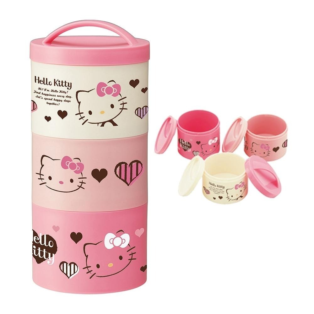 日本 SKATER 兒童 多層 雙層/三層 便當盒 KITTY 多款任選 350ml起-細節圖4