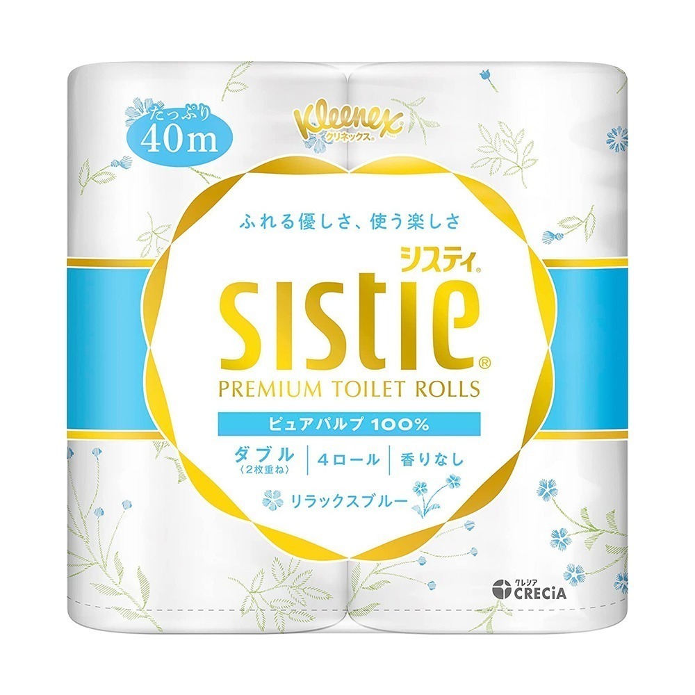 日本製紙 Crecia 雙層 滾筒衛生紙 廁紙 4捲1袋 柔軟/奢華 多種款式-規格圖8
