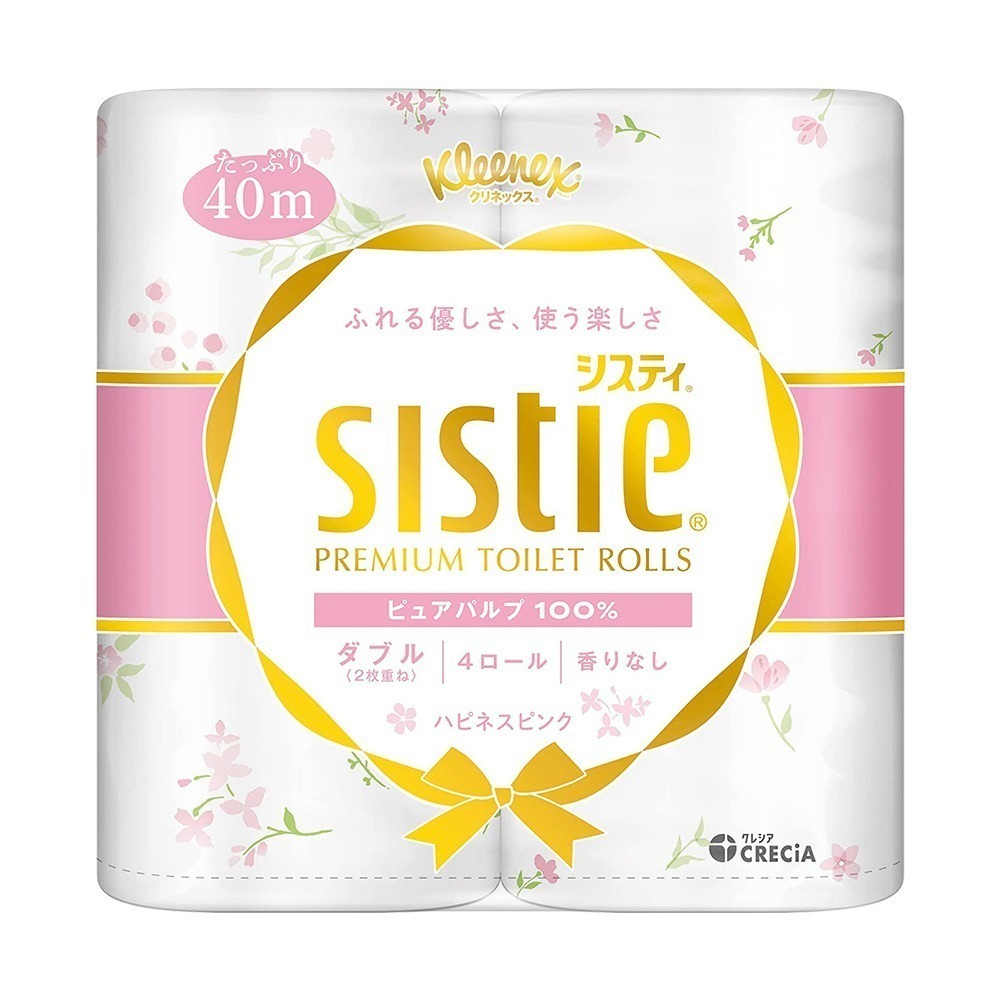日本製紙 Crecia 雙層 滾筒衛生紙 廁紙 4捲1袋 柔軟/奢華 多種款式-規格圖8