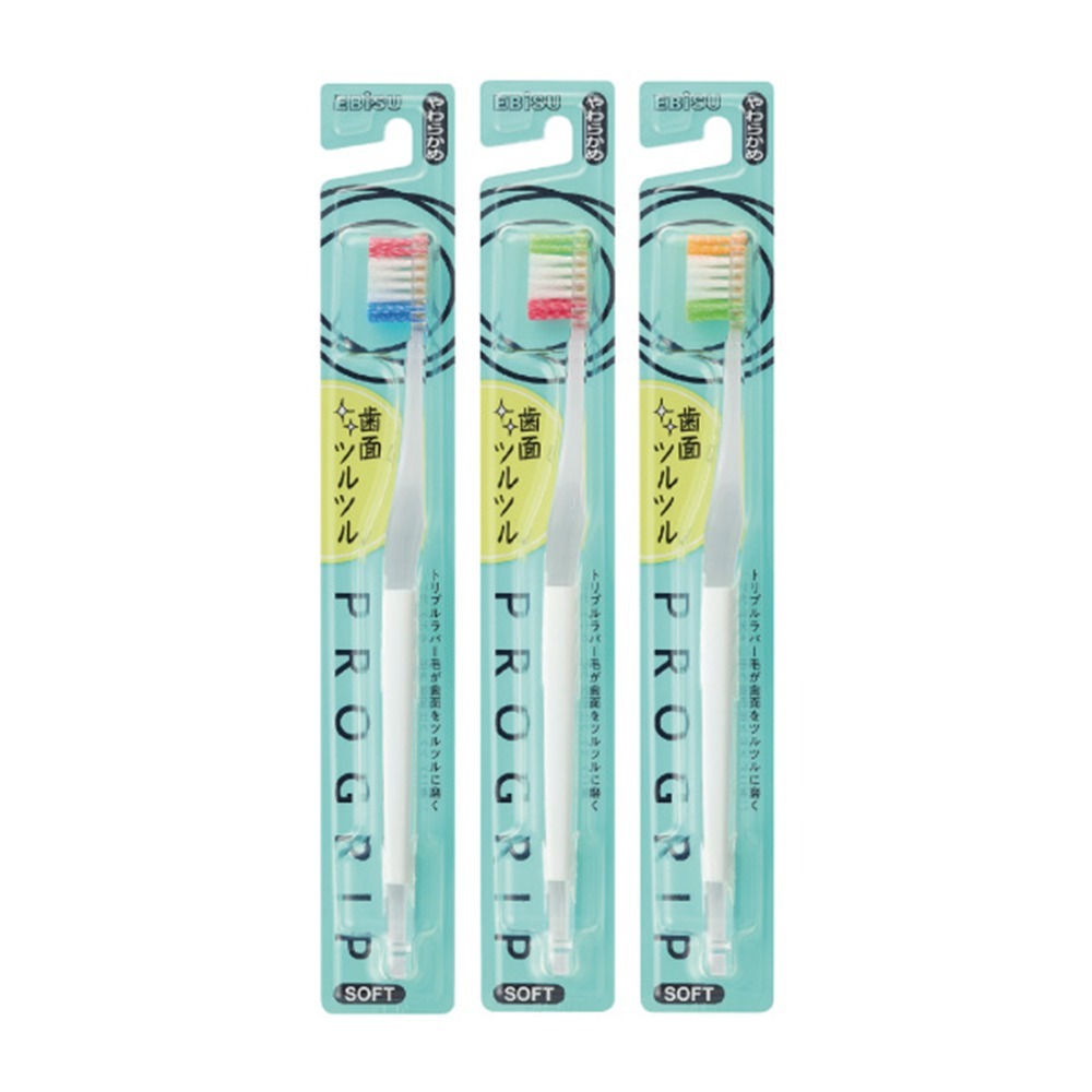 EBiSU 專業螺旋 纖細毛 亮潔 去漬 牙刷 軟毛 隨機色-規格圖8