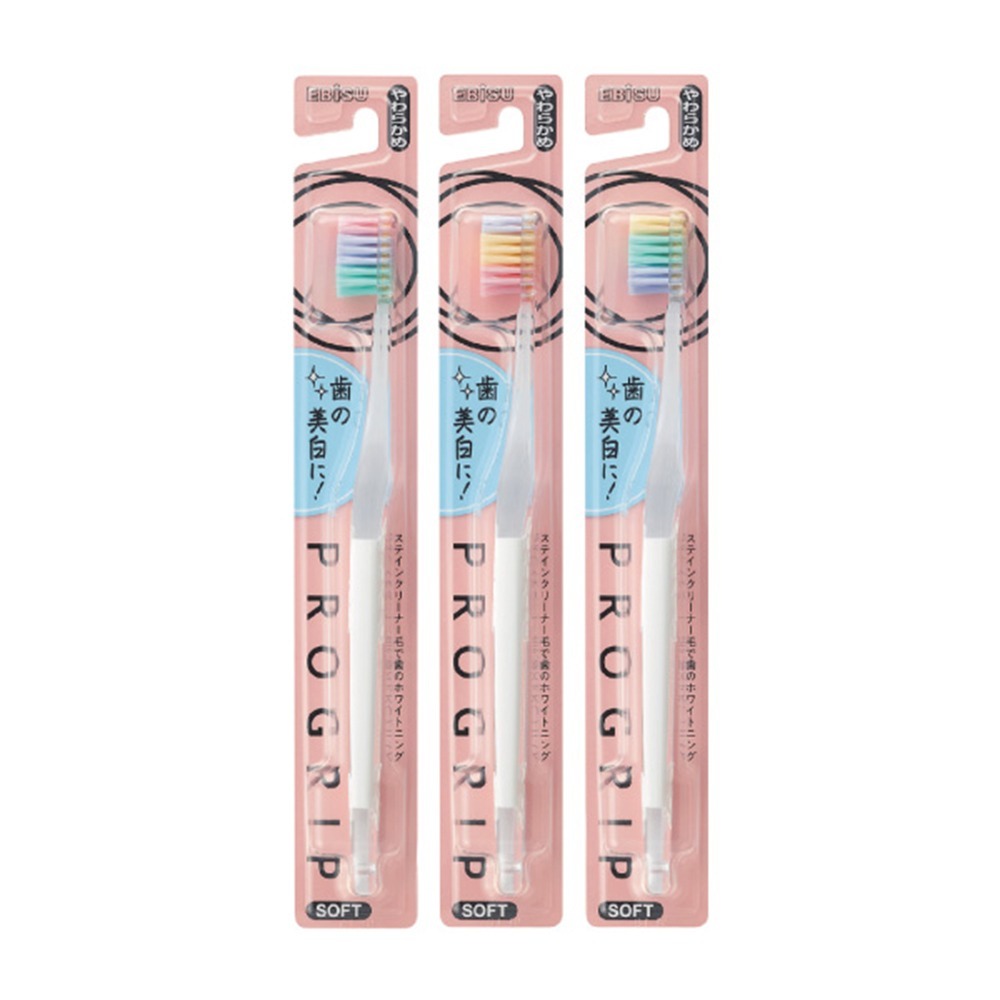 EBiSU 專業螺旋 纖細毛 亮潔 去漬 牙刷 軟毛 隨機色-規格圖8