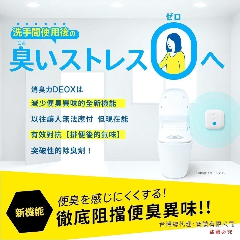 日本原裝 ST雞仔牌 DEOX 浴廁 淨味 消臭力 除臭 噴霧 放置型 多款任選-細節圖2