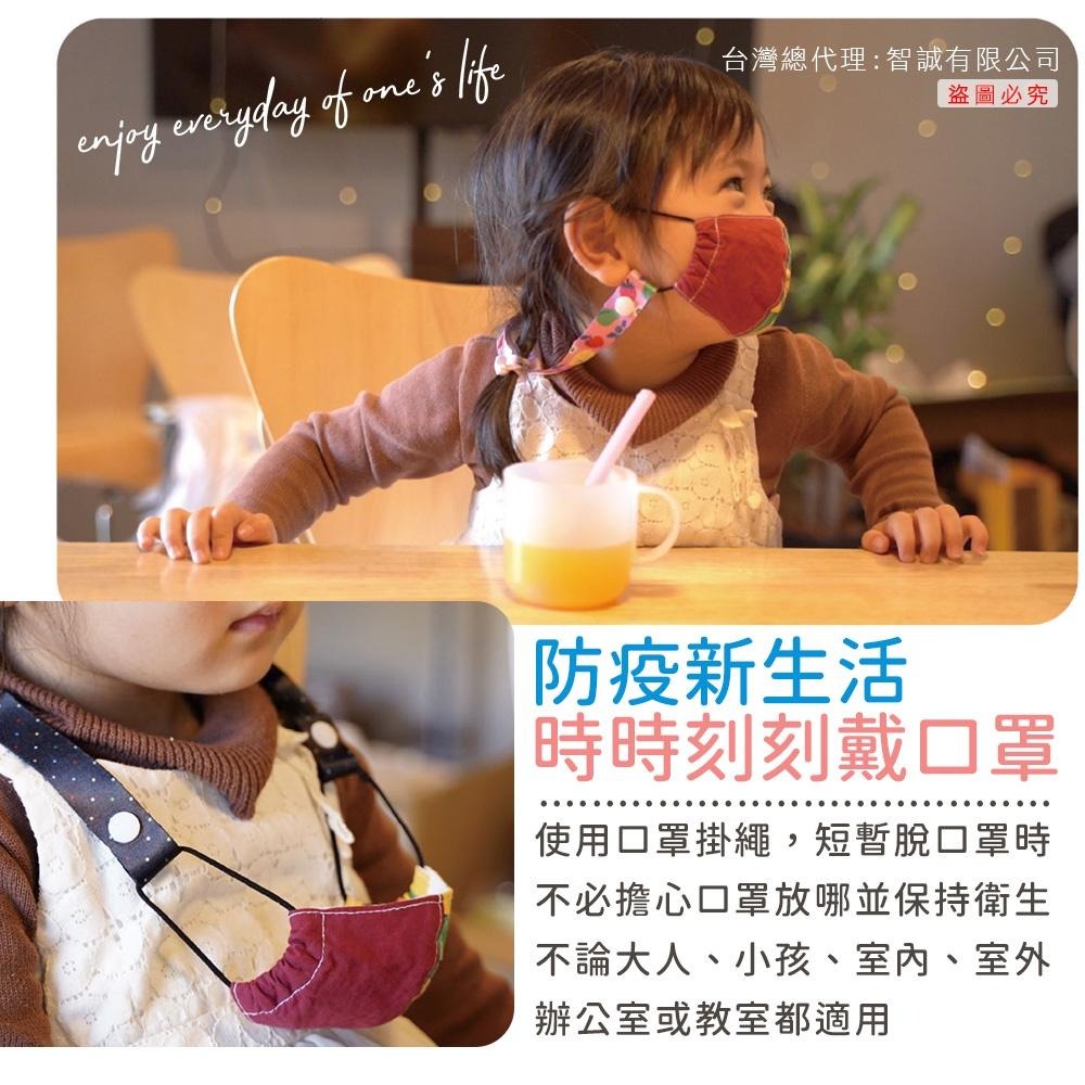 日本原裝 EDIMOTTO 口罩掛繩 恐龍 水果 點點 多款任選 大人小孩皆可用-細節圖4