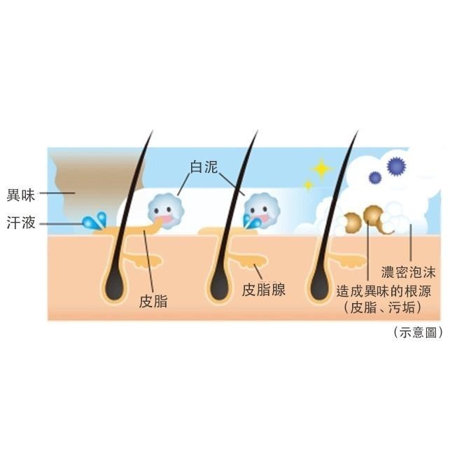 日本 樂敦 ROHTO DEOCO 白泥淨味護理系列 沐浴乳 洗髮乳 350ml 再現少女體香-細節圖9