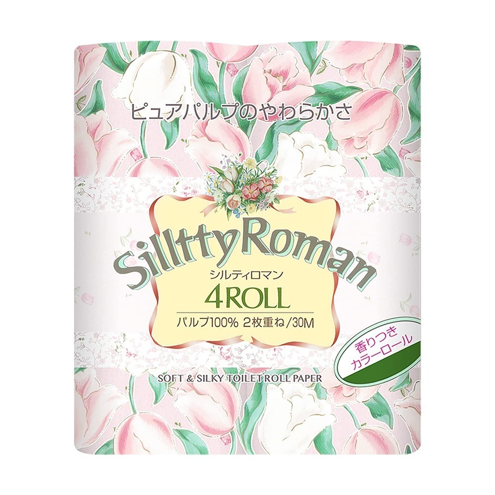 日本 四國特紙 草本花園 滾筒衛生紙-花香／檀香／薰衣草 (30m/4入)-規格圖7