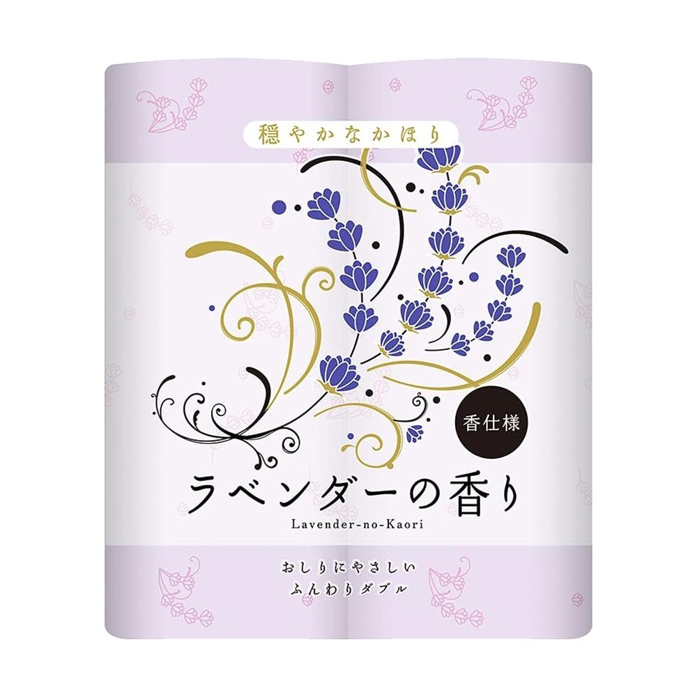 日本 四國特紙 草本花園 滾筒衛生紙-花香／檀香／薰衣草 (30m/4入)-規格圖7