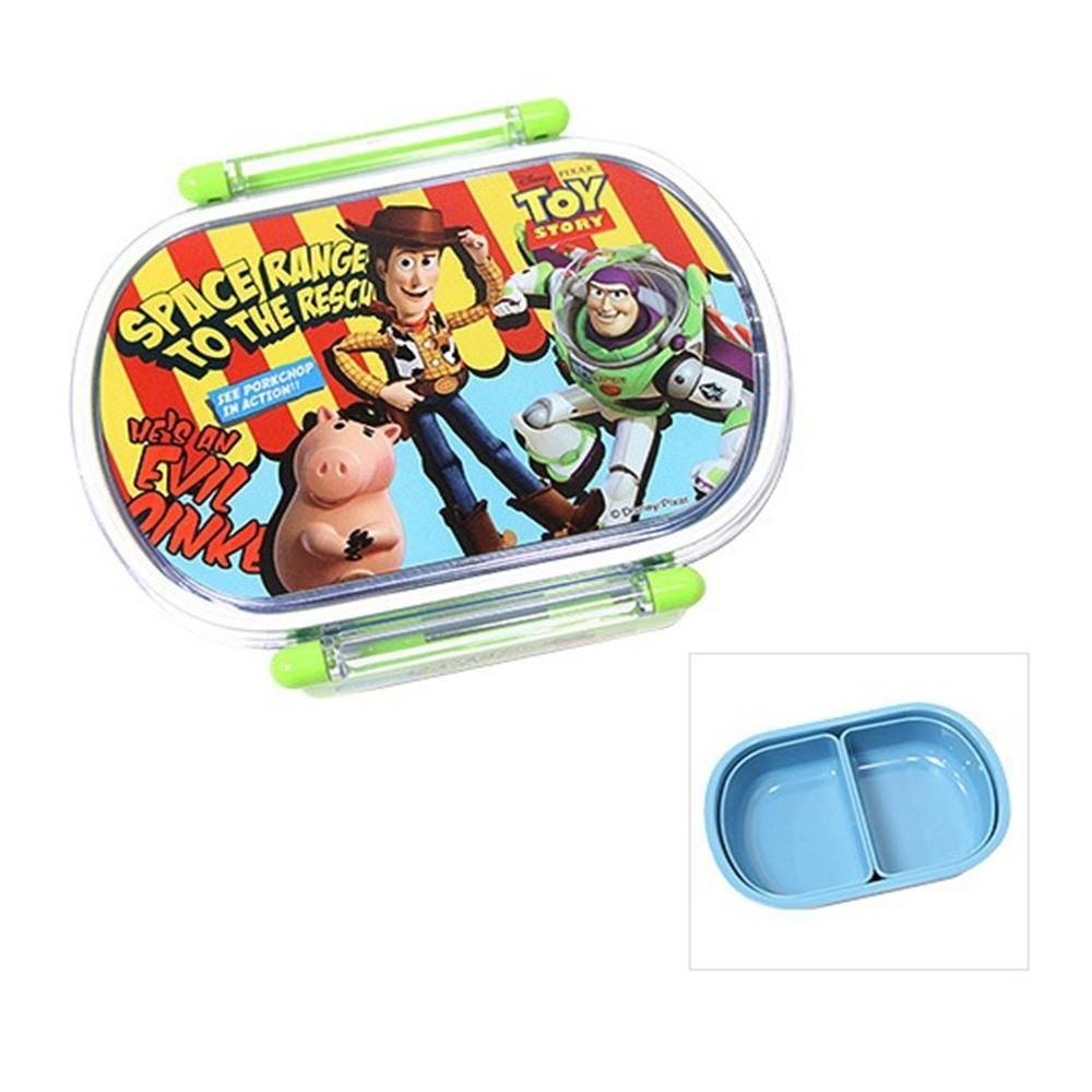 日本 SKATER  兒童 迪士尼 卡通 雙扣 方型 便當盒 多款任選 360ml起-細節圖5