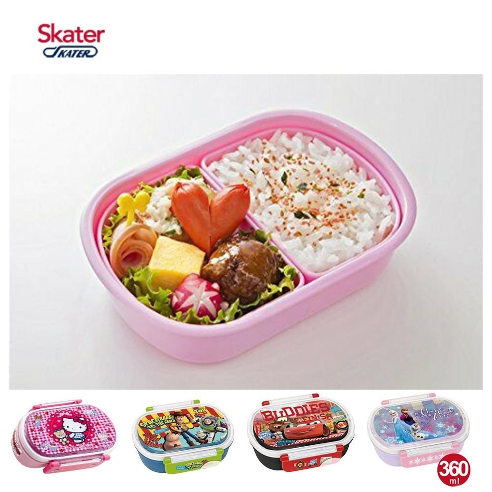 日本 SKATER  兒童 迪士尼 卡通 雙扣 方型 便當盒 多款任選 360ml起-細節圖7