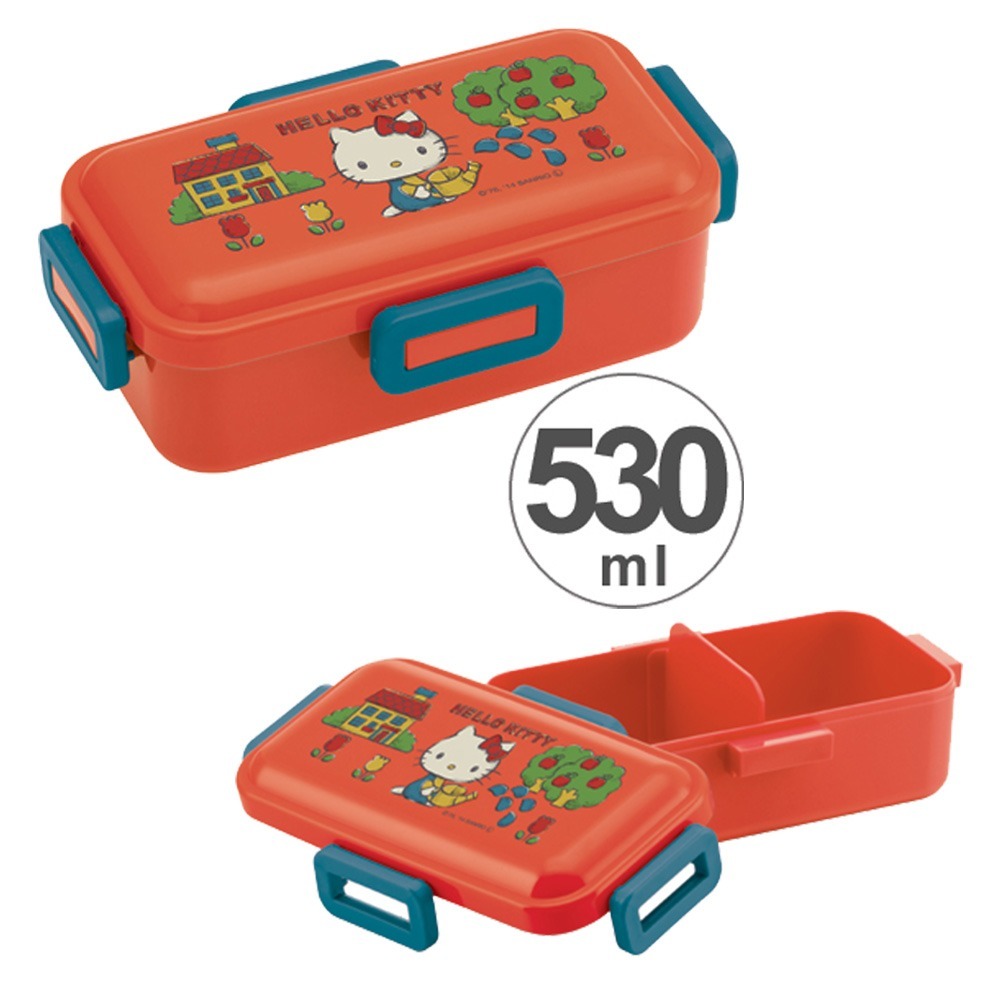 四扣-長型Kitty橘530ml