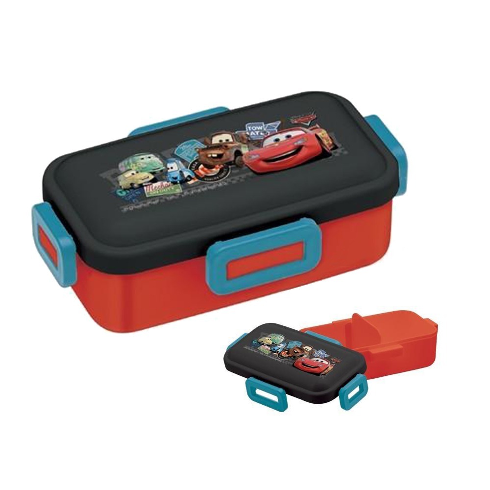 日本 SKATER  兒童 迪士尼 卡通 雙扣 方型 便當盒 多款任選 360ml起-規格圖9