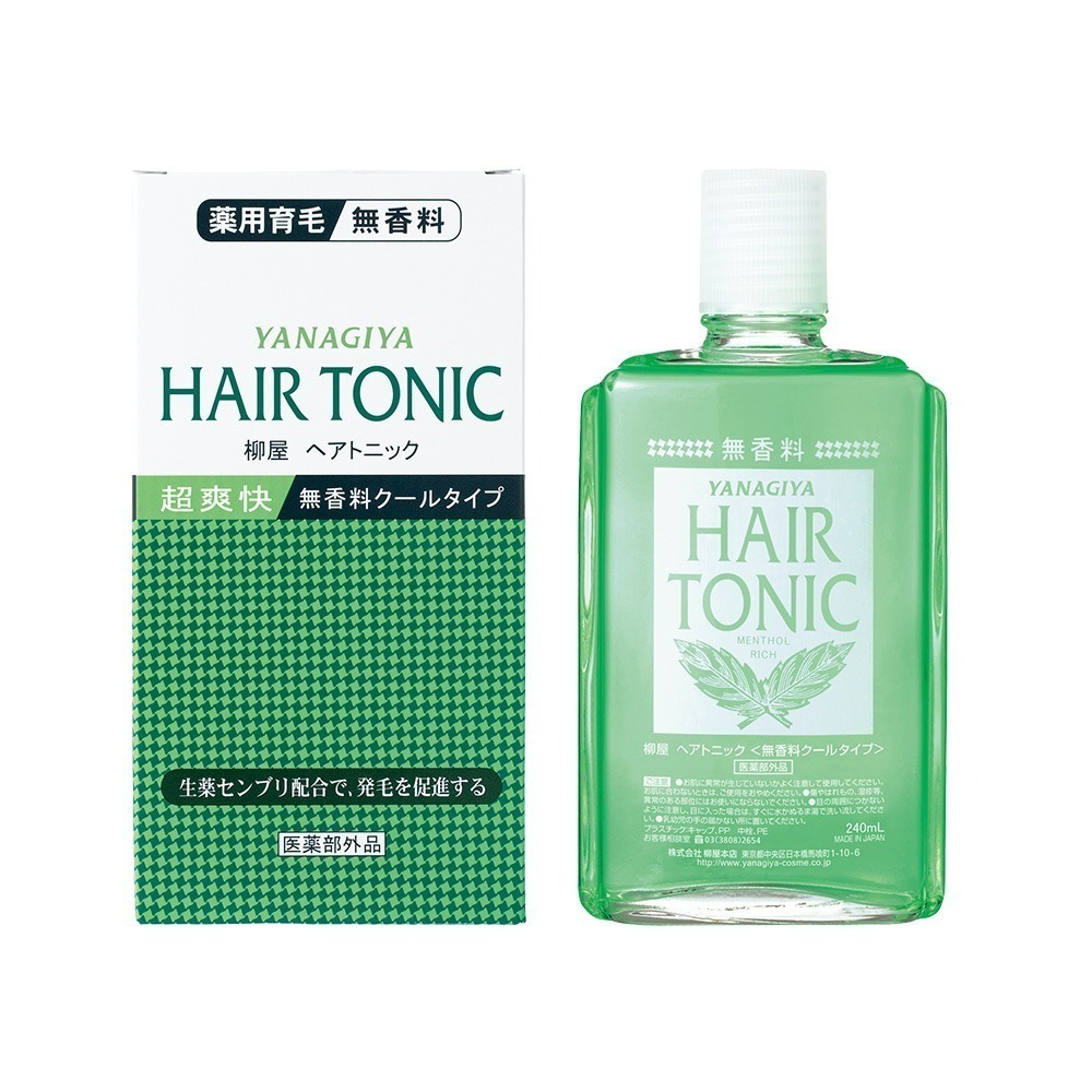 日本原裝進口 柳屋 YANAGIYA 頭皮養護 保養髮根 護髮素 涼感/無香料/柑橘香 240ml-規格圖5