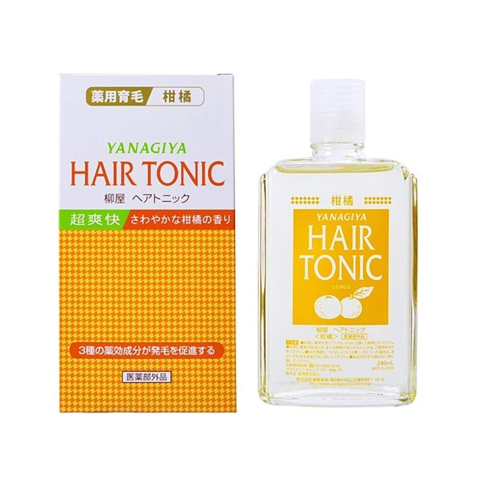 日本原裝進口 柳屋 YANAGIYA 頭皮養護 保養髮根 護髮素 涼感/無香料/柑橘香 240ml-規格圖5