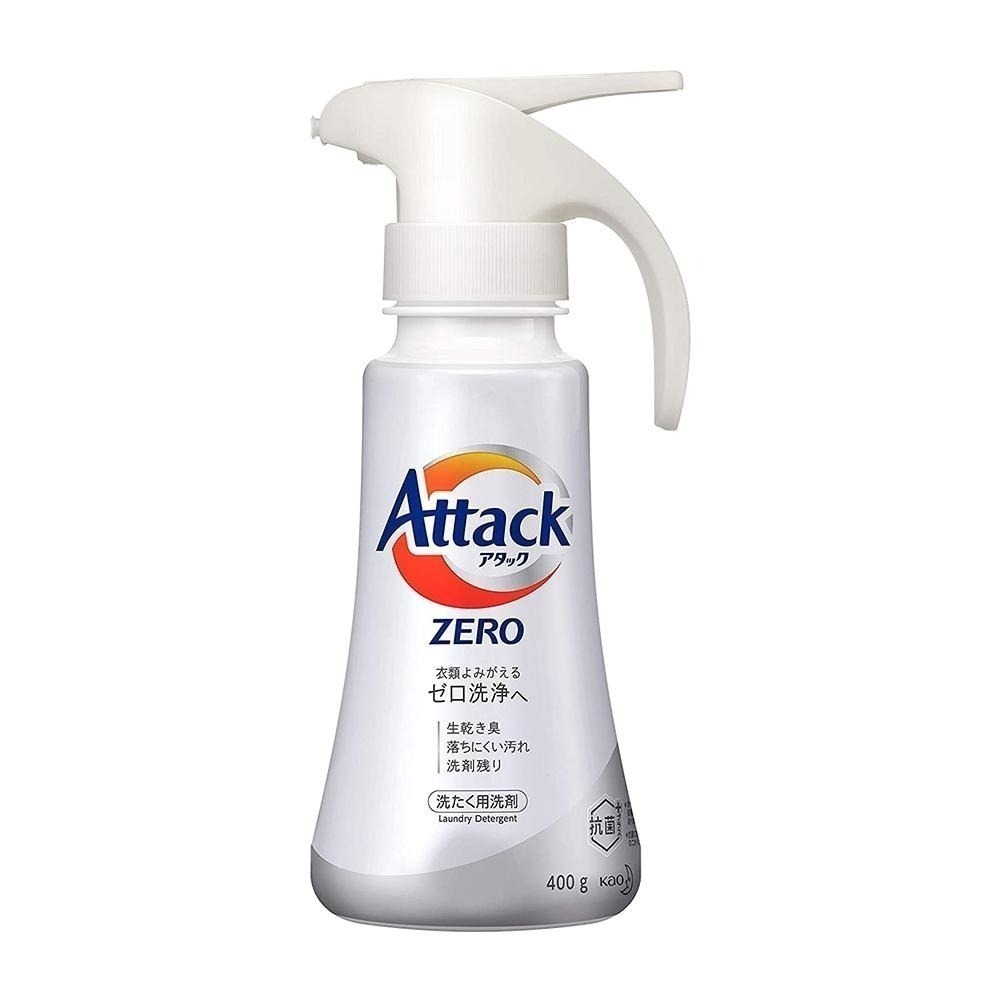 日本 Kao 花王 Attack ZERO 抗菌濃縮 洗衣精 補充包 400g-細節圖5