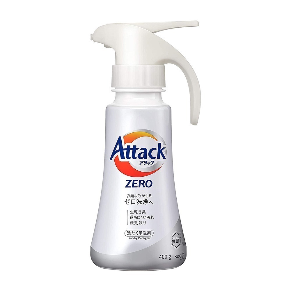 日本 Kao 花王 Attack ZERO 抗菌濃縮 洗衣精 補充包 400g-規格圖7