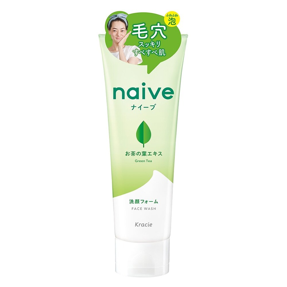 日本 Kracie 葵緹亞 Naive 植物性洗面乳 130g【桃葉、茶葉、柚子】-規格圖9