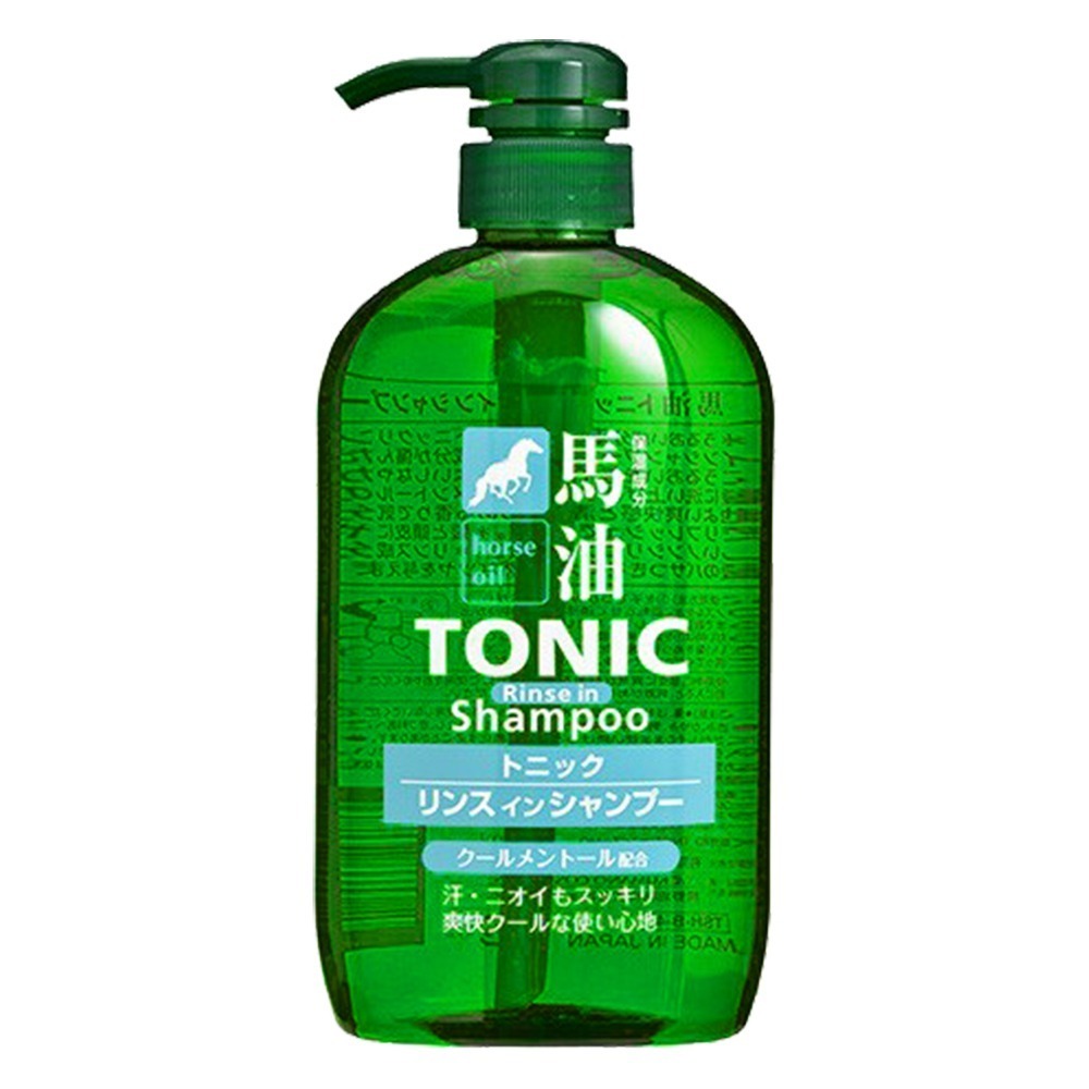 日本 KUMANO 熊野油脂 馬油 無矽靈 洗髮精 / 潤髮乳 / 沐浴乳 600ml-規格圖2