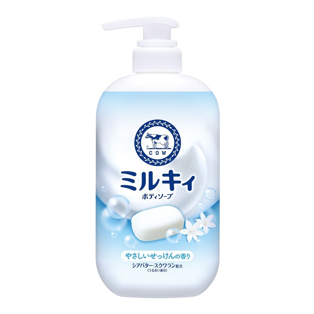 日本 牛乳石鹼 COW 保濕 牛奶潤膚 滋潤沐浴乳 500ml-細節圖6