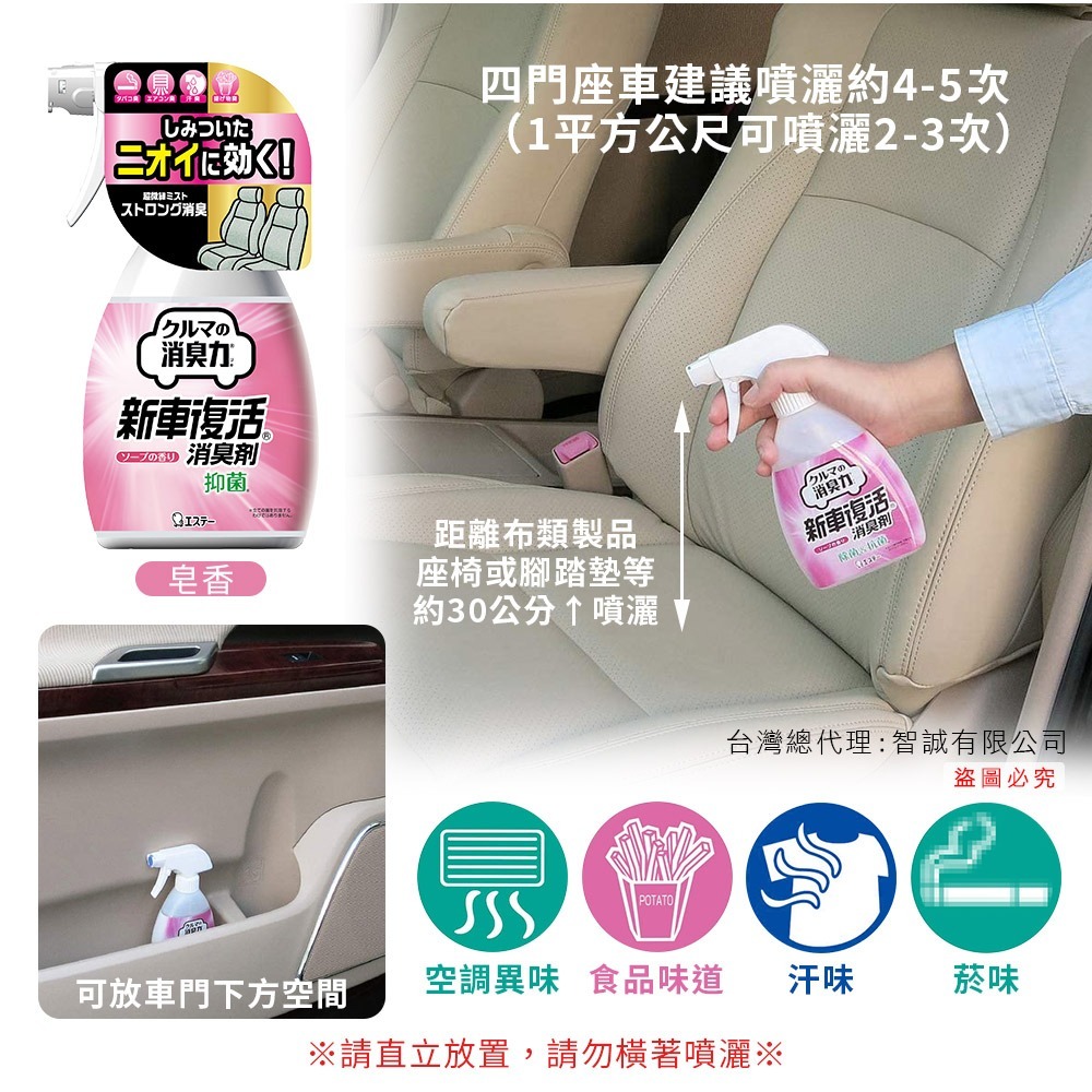 日本原裝進口 ST雞仔牌 新車復活 消臭力 多種香味 250ml-細節圖7