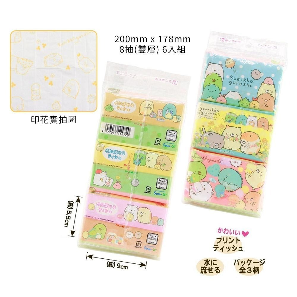 日本 HAYASHI 角落生物 HELLO KITTY 哆啦A夢 印花 衛生紙 抽取式 面紙 多款任選-細節圖8