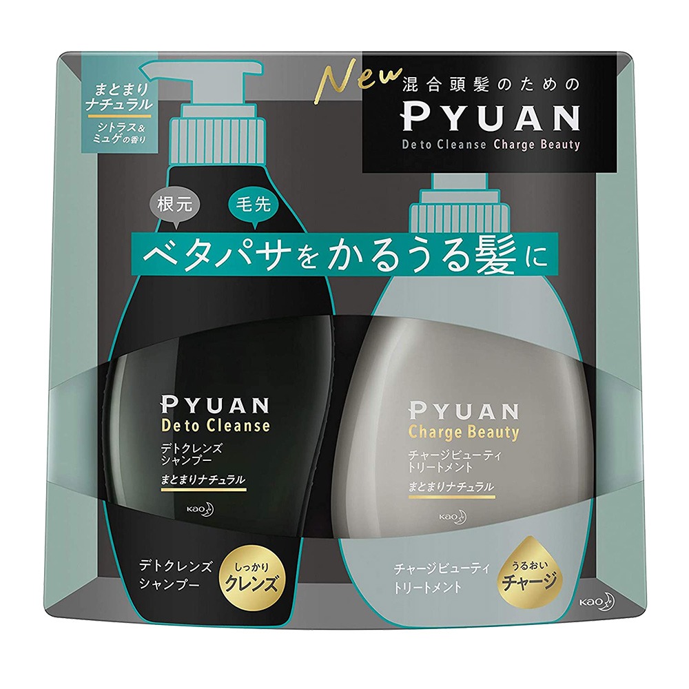 日本 Kao 花王 溫和 PYUAN 純淨 養護 無添加矽靈 洗髮精 自然服貼-規格圖9