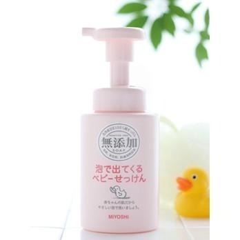 日本 MiYOSHi 無添加 嬰幼兒 泡沫沐浴乳 本體250ml / 補充220ml-細節圖9
