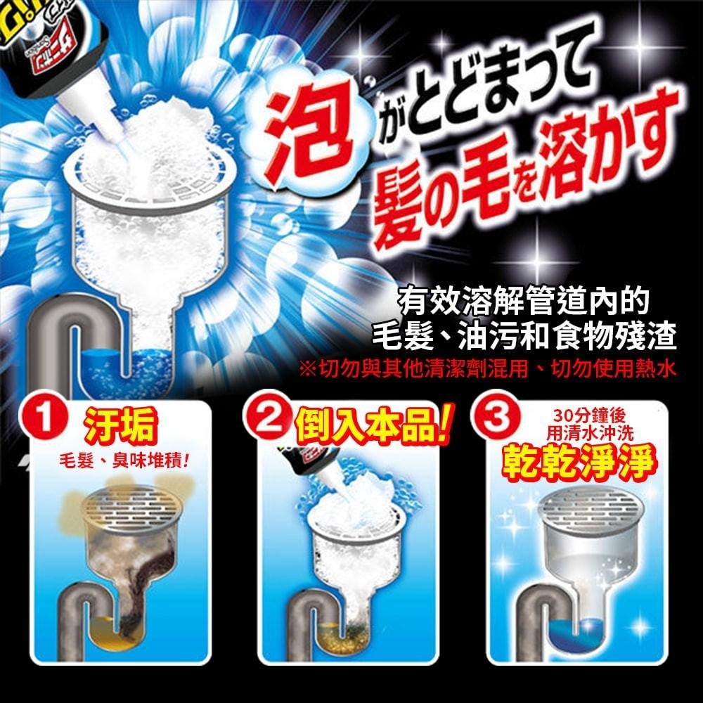 日本 小林製藥 排水管清潔 泡沫清潔劑 排水管 清潔 400ml-細節圖2