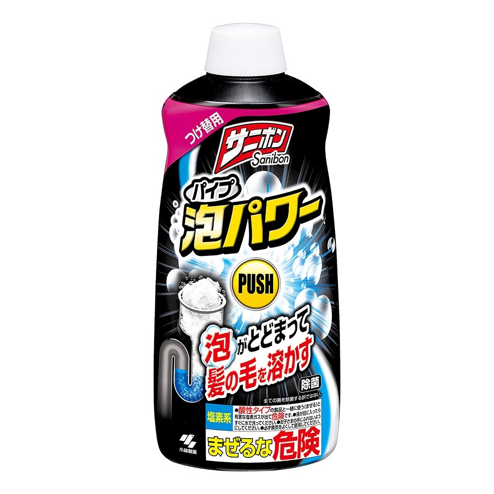 日本 小林製藥 排水管清潔 泡沫清潔劑 排水管 清潔 400ml-規格圖3