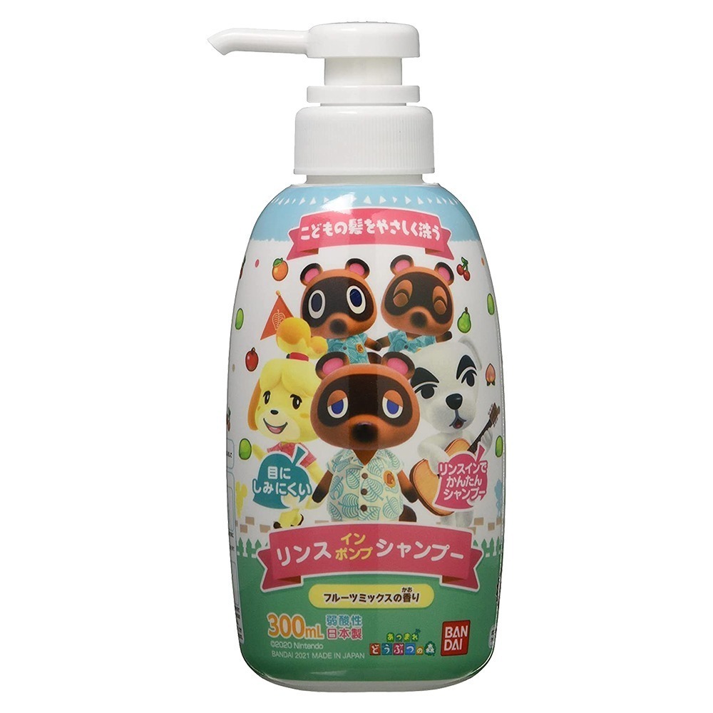 日本 BANDAI 萬代 兒童洗髮精 三合一沐浴乳 迪士尼 角落生物 洗髮 多款任選 300ml-規格圖3