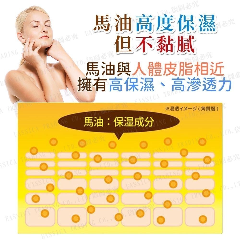 日本 Cosmetex Roland Loshi 北海道 金裝 馬油 保濕 水潤 潤澤 潤膚霜 潤膚乳液 護手霜-細節圖3