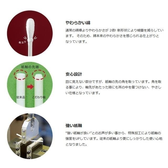 日本 SANYO 山洋 櫻花抗菌清潔棉棒 棉花棒 180入-細節圖5