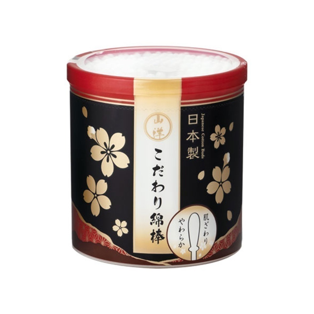 日本 SANYO 山洋 櫻花抗菌清潔棉棒 棉花棒 180入-規格圖8