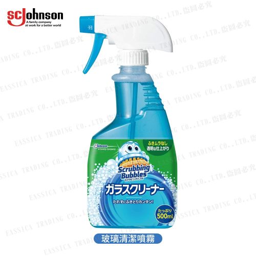 日本 喬山 Johnson 玻璃 清潔噴霧 500ml 不易滑落