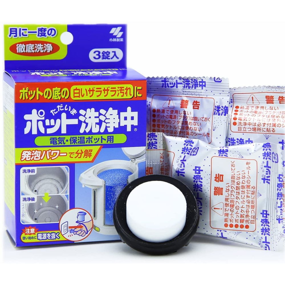 日本 小林製藥 熱水壺用 清潔發泡錠 3入-細節圖4